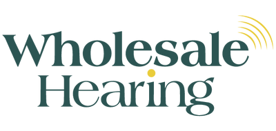 The Wholesale Hearing logo.